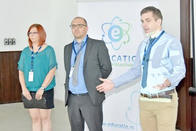 Gladinetz András és Barna Ákos ügyvezető igazgatók mutatták be a vállalatot (Fotó: Gergely Árpád)