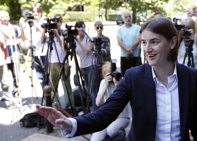 Ana Brnabić: Az eredmények az igazán fontosak (Fotó: Beta)