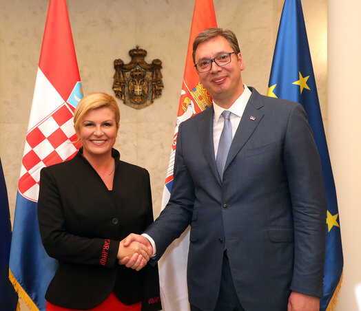 Kolinda Grabar Kitarovićtyal, Horvátország államfőjével (Beta)