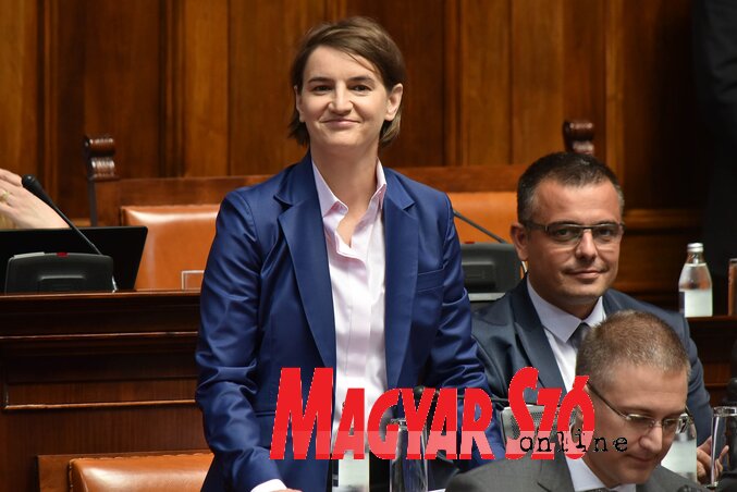 Ana Brnabić (Ótos András felvétele)