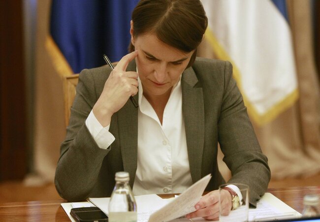 Ana Brnabić 2020-ra fel kívánja készíteni az országot az európai csatlakozásra (Fotó: Beta)