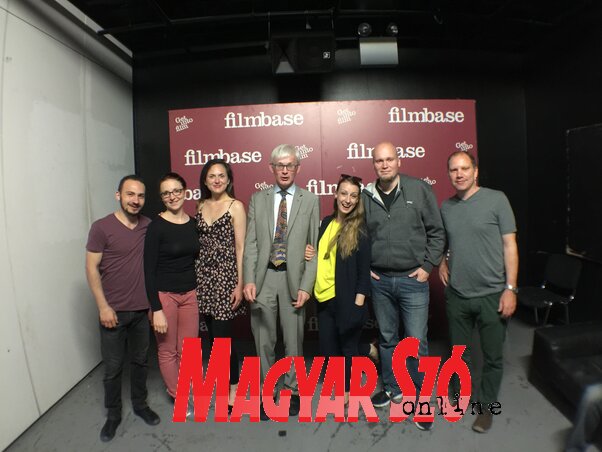 A Magyar–ír Színház társulatával a dublini FilmBase épületében