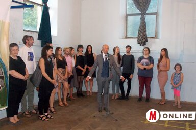 A Művésztelep kiállításának a megnyitója (Horváth Zsolt felvétele)