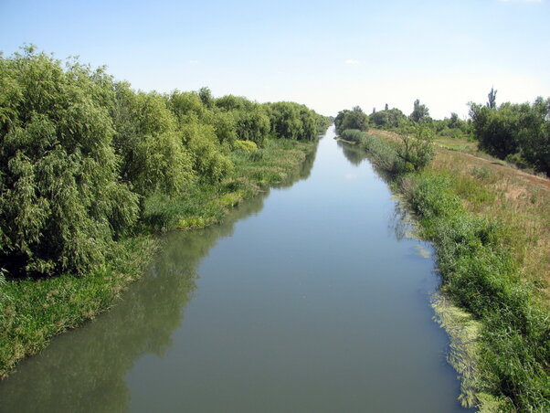 A Béga-csatorna Magyarittabénál (Fotó: Kecskés István)