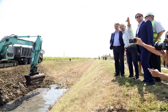 Párdányban 762 hektár öntözésére teremtenek lehetőséget (Fotó: vojvodina.gov.rs)