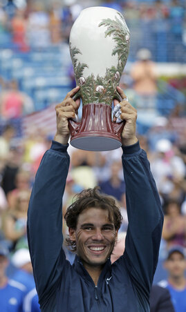 Nadal a cincinnati serleggel (Fotó: Beta/AP) Nadal a cincinnati serleggel (Fotó: Beta/AP)