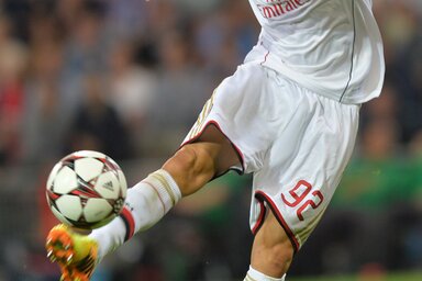 Stephan El Shaarawy a 15. percben szerezte meg a vezetést a Milannak (Fotó: Beta/AP)