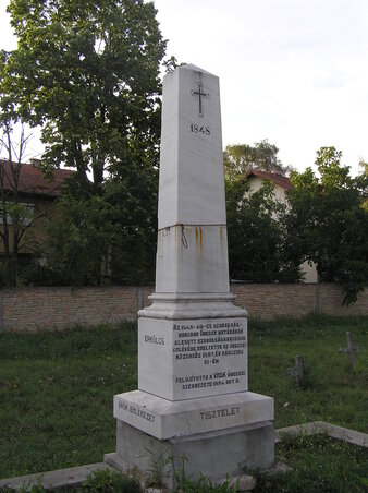 Az óbecsei 1848-as emlékmű Az óbecsei 1848-as emlékmű