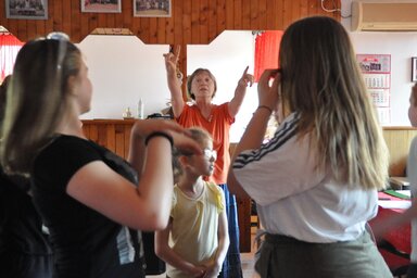 Molnár Krekity Olga foglalkozás közben