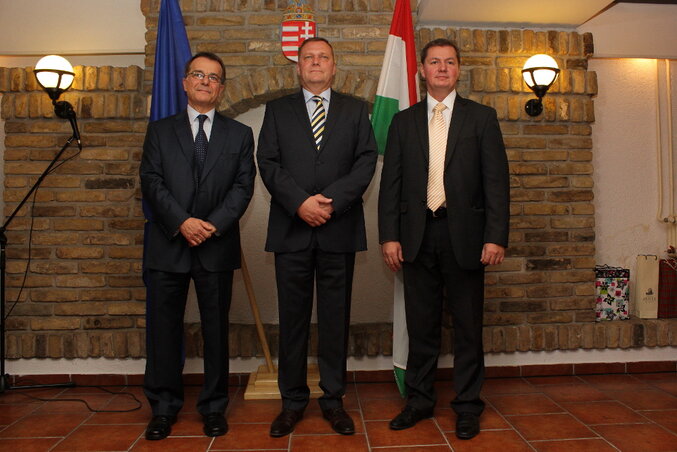 Dr. Takács László, Korsós Tamás és dr. Babity János (Fotó: Diósi Árpád)