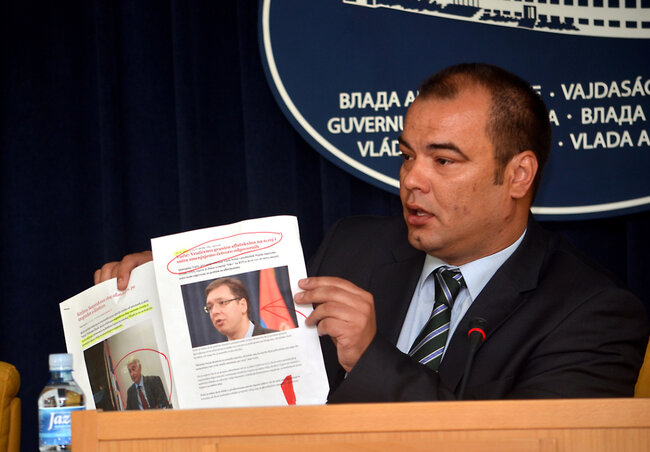 Goran Ješić: Szerbiában az ügyészség nem az igazságszolgáltatás elve szerint, hanem bizonyos politikai elit nyomásgyakorlására teszi a dolgát (Fotó: Dávid Csilla)