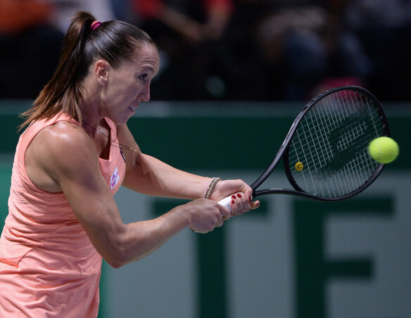 Jelena Janković péntek este az elődöntőbe jutásért lépett pályára (Fotó: Beta) Jelena Janković péntek este az elődöntőbe jutásért lépett pályára (Fotó: Beta)