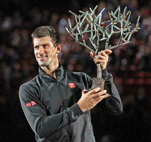 Novak Đoković 40. trófeáját nyerte (Fotó: Beta/AP) Novak Đoković 40. trófeáját nyerte (Fotó: Beta/AP)