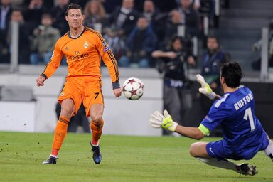 Cristiano Ronaldo egy naptári évben eddig 14-szer volt eredményes a Bajnokok Ligájában (Fotó: Beta)