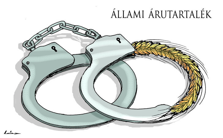 (Léphaft Pál karikatúrája)