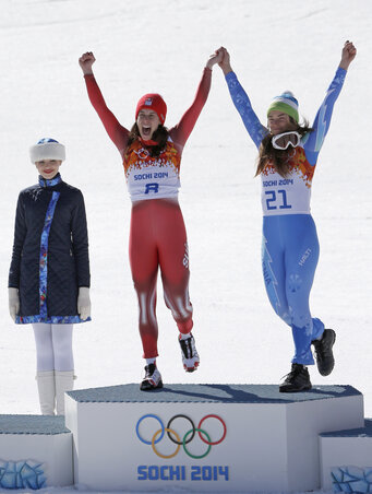 A szlovén Tina Maze és a svájci Dominique Gisin is aranyérmes lett (Beta) A szlovén Tina Maze és a svájci Dominique Gisin is aranyérmes lett (Beta)