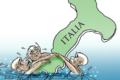 (Léphaft Pál karikatúrája)
