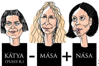 (Léphaft Pál karikatúrája)