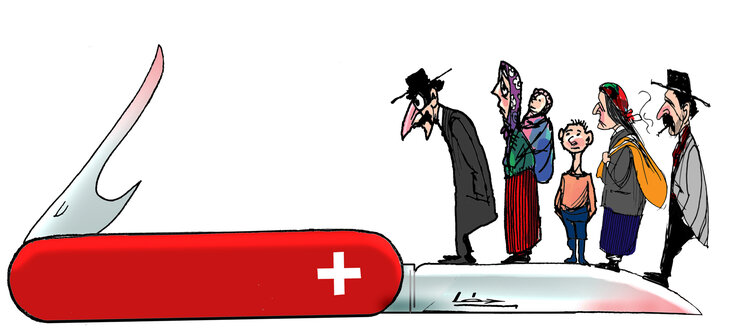 Léphaft Pál karikatúrája Léphaft Pál karikatúrája