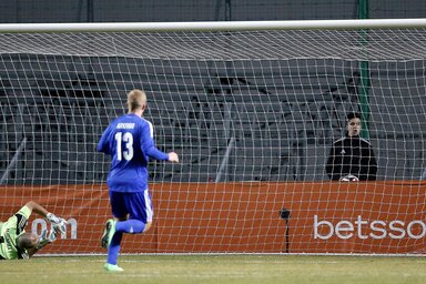 Rudolf góljával Magyarország szerezte meg a vezetést (fotó: MTI)