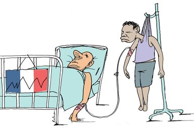 (Léphaft Pál karikatúrája)