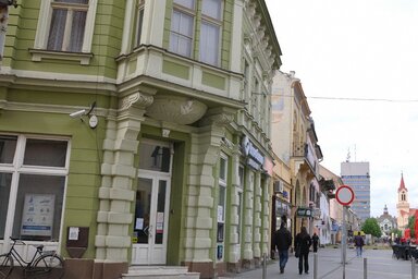A bankrablás színhelye (fotó: Kecskés István)