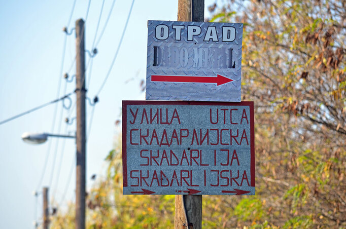 A Skadarlija utca lakói négy éve küzdenek a problémával (Fotó: Molnár Edvárd)