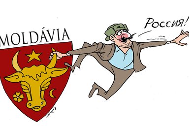 (Léphaft Pál karikatúrája)