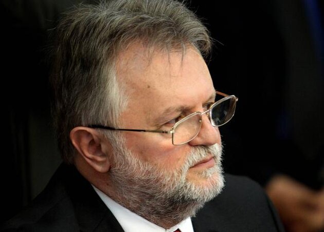 Ministar privrede Dusan Vujovic ocekuje pocetak prve sednice novoizabrane Vlade Srbije, danas u zgradi Vlade Srbije. Uz vest Bete. (BETAPHOTO/NENAD PETROVIC/DS)