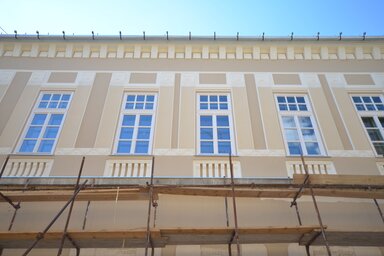 A déli és a nyugati oldal már új fényben pompázik (Fotó: Molnár Edvárd)