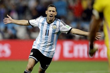 Rodríguez lába nem remegett meg, Argentína 4:2 arányban megnyerte a tizenegyespárbajt (Fotó: Beta/AP)
