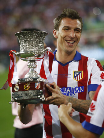 Mario Mandžukić góllal és serleggel kezdte meg az idényt új csapatában, az Atlético Madridban (Fotó: Beta) Mario Mandžukić góllal és serleggel kezdte meg az idényt új csapatában, az Atlético Madridban (Fotó: Beta)