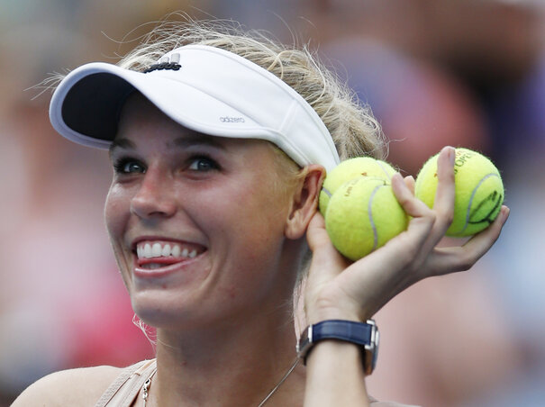 Caroline Wozniacki kiejtette az egyik főesélyesnek tartott Marija Sarapovát (Fotó: Beta/AP)