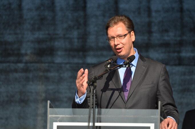 Aleksandar Vučić: Nem kell pánikot kelteni (Fotó: Molnár Edvárd)