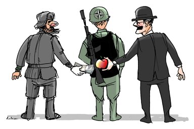 (Léphaft Pál karikatúrája)