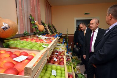 A terménykiállítás a felújított Hajdújárási Kultúrotthon kistermében kapott helyet 8Fotó: Molnár Edvárd)