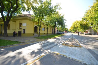 A Fasizmus áldozatainak tere (Fotó: Molnár Edvárd)