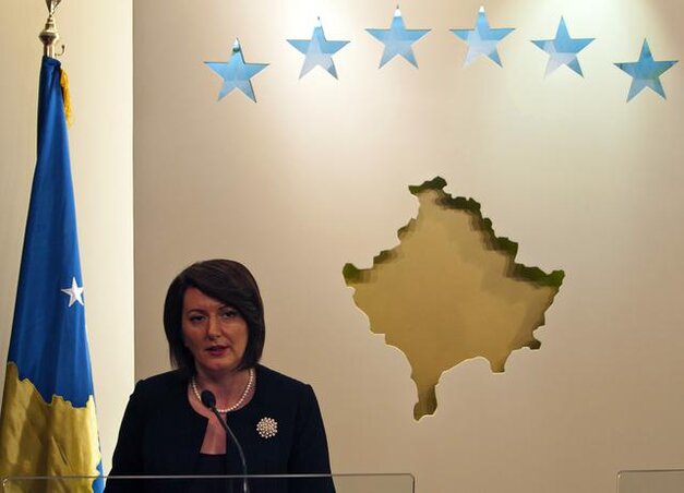 Atifete Jahjaga, Koszovó államfője (Fotó: Beta/AP)