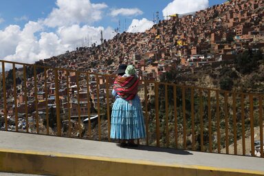 La Paz-i látkép – Bolíviában a gazdaság várhatóan hét százalékkal gyarapodik az idén (Fotó: Beta/AP)