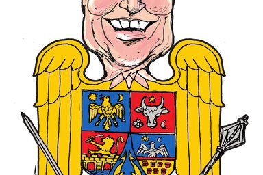 (Léphaft Pál karikatúrája)
