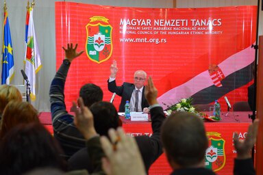 Az MNT megválasztotta a testület alelnökét, a tanács végrehajtó szervének, a Végrehajtó Bizottságnak az elnökét és négy tagját (Fotók: Molnár Edvárd)