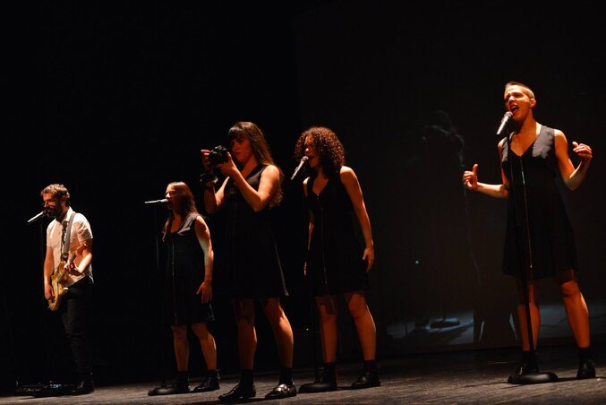 A zágrábi Montažstroj „cenzúrázott” előadása zárta a Desiré fesztivált (Fotó: Molnár Edvárd)