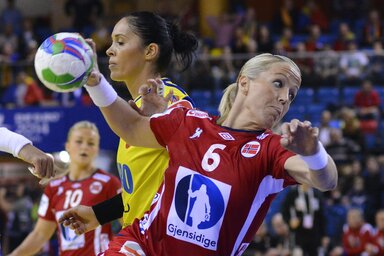 Heidi Løke gólra fordul (Fotó: MTI)