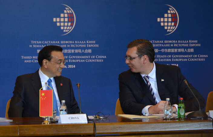 Li Ko-csiang és Aleksandar Vučić (Fotó: Ótos András) Li Ko-csiang és Aleksandar Vučić (Fotó: Ótos András)