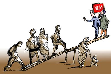 (Léphaft Pál karikatúrája)