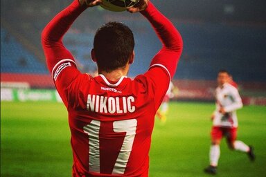A Transfermarkt.de portál 1,3 millió euróra becsülte a zentai Nemanja Nikolić értékét (fotó: vidinstagram)