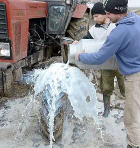 Naponta több száz liter tej megy veszendőbe a Sövényházi-farmon (fotó: Gergely Árpád)