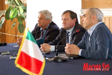 Zoran Mladenović, Villiam Milovan és Fabio Pansarada (Fotó: Paraczky László)
