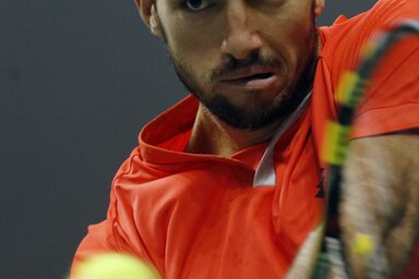 Viktor Troicki bravúrosan fordított Borna Ćorić ellen (Fotó: Beta/AP)