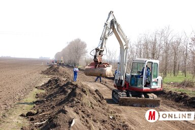 Az épülő út lecsökkenti majd a teherforgalmat a városban (Fotó: Paraczky László)